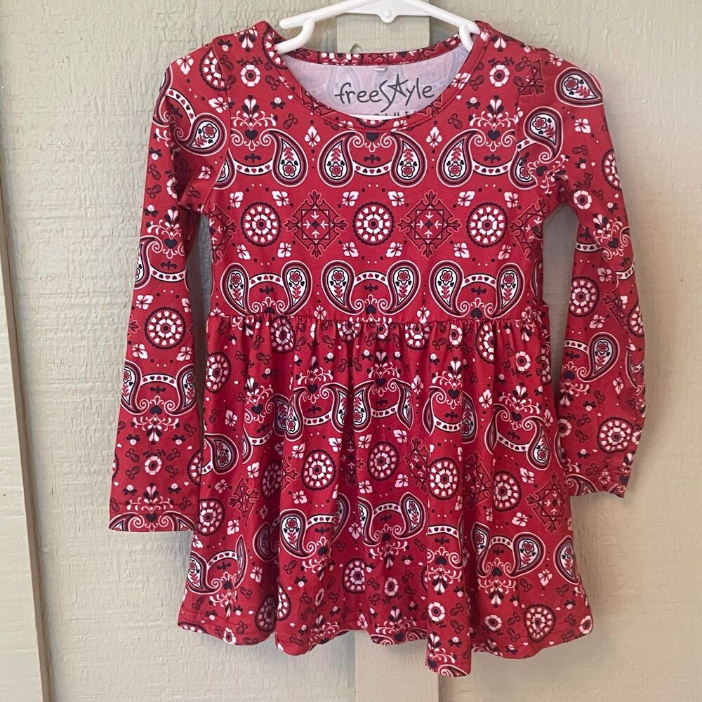 18 months baby girl freestyle bandana dress